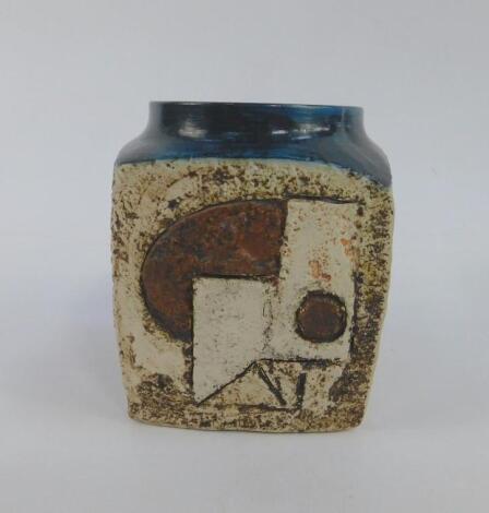 A Troika pottery vase