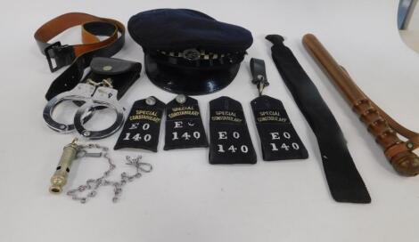 A Metropolitan Special Constabulary cap