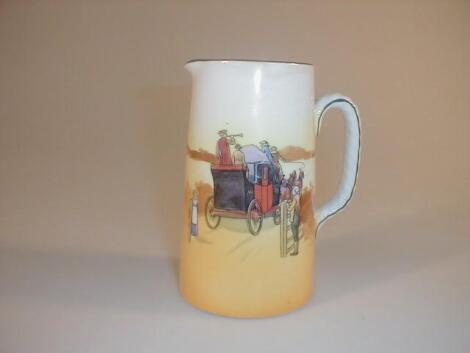 A Royal Doulton Coaching Days milk jug c.1920