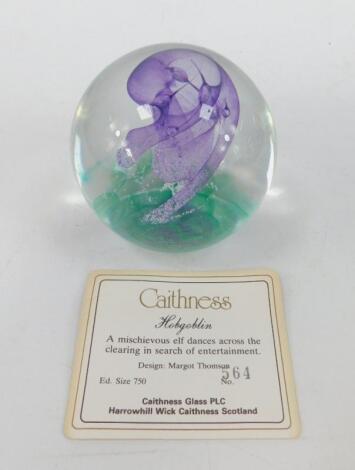 A Caithness glass paperweight