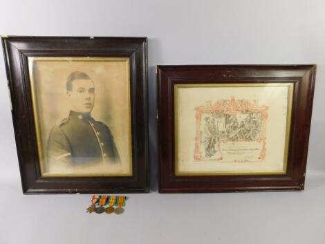 A WW1 medal trio to W.P.Seabrook