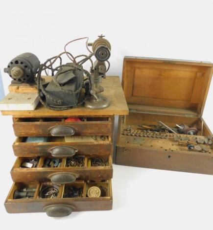 A watch makers lathe