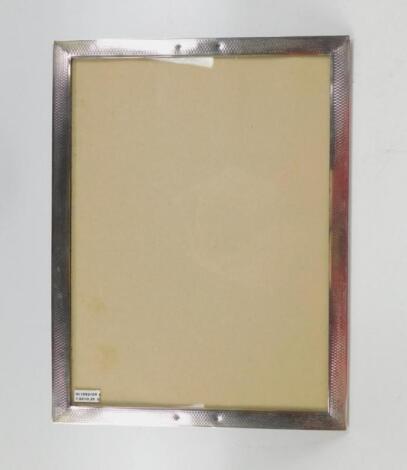 A George V silver rectangular strut photograph frame