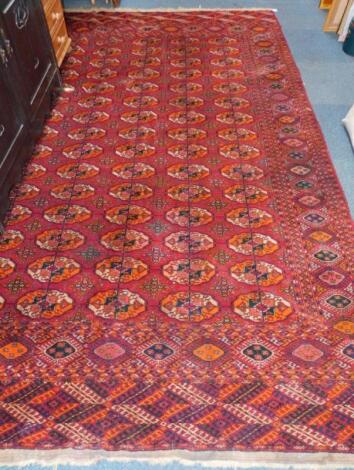 A Caucasian wool rug