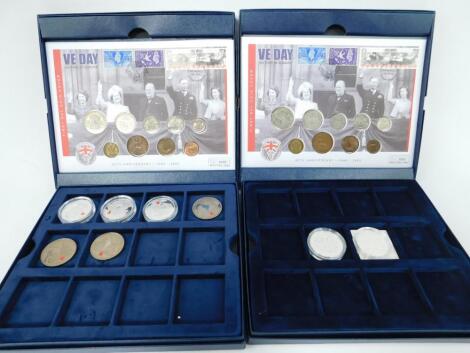 Two VE Day 100th Anniversary coin covers