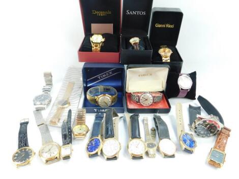 Gentleman's and lady's dress wristwatches