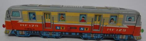 A Chinese tin plate MF1 locomotive