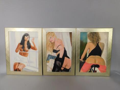 Iain Alexander (British 20th/21stC). Erotic studies of women