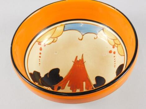 A Clarice Cliff Bizarre Fantasque bowl