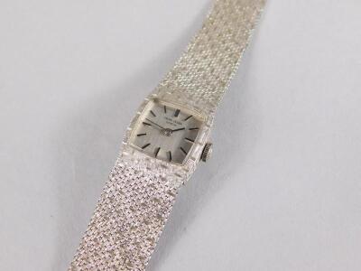 An 18ct white gold Favre-Leuba wristwatch - 2