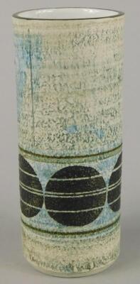 A Troika cylindrical vase