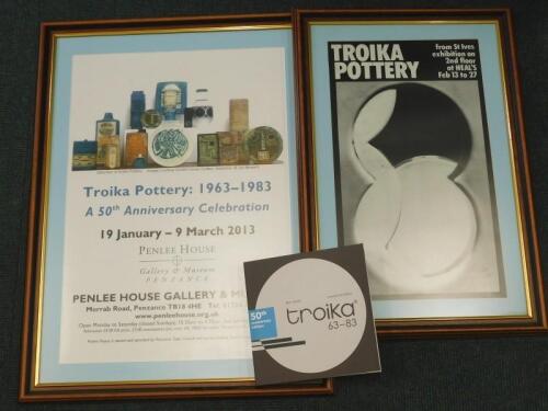 Three items of Troika memorabilia