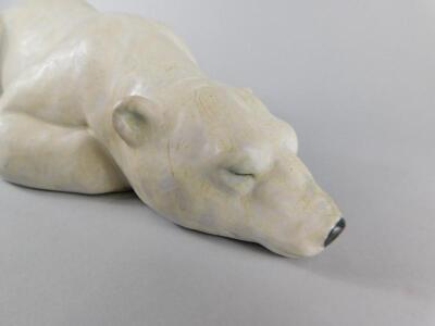 An unusual Lladro matt glazed figure of a Gran Oso Polar Bear - 2