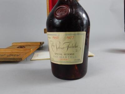 A bottle of J & F Martell Special Reserve Silver Jubilee cognac - 2