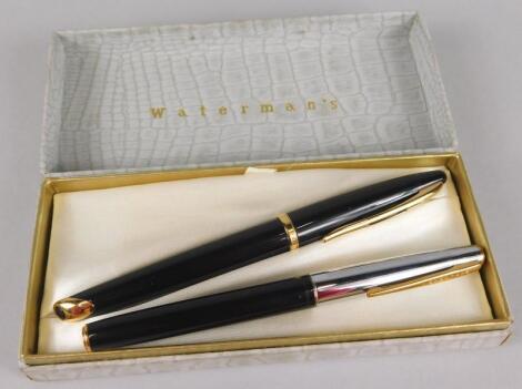 Two Waterman fountain pens