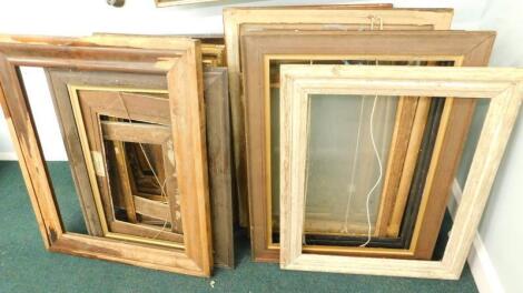 A quantity of picture frames