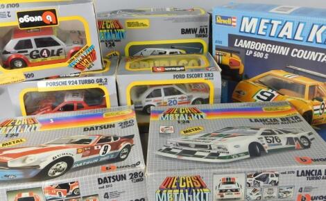 Various Burago die-cast cars