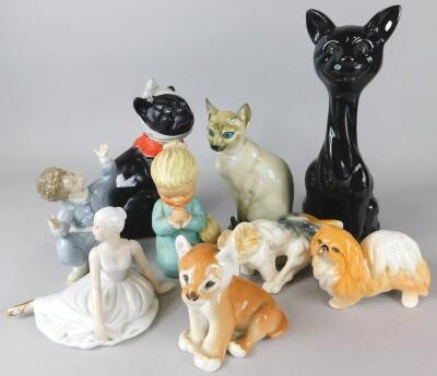 Miscellaneous porcelain figures