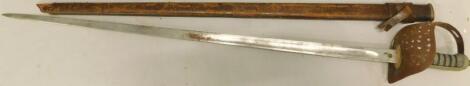 An Army Navy Society officer's sword