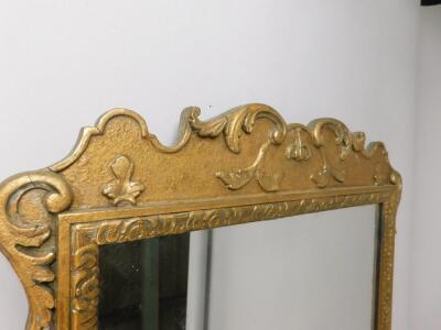 A giltwood wall mirror - 2