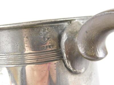 A pewter imperial pint measure - 2