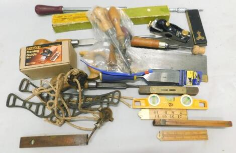 A quantity of wood working and other tools etc.