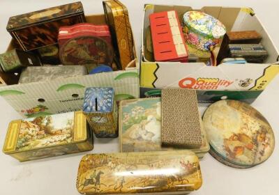 A large quantity of tins etc.