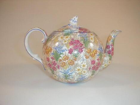 A Royal Winton Marguerite bullet shape teapot