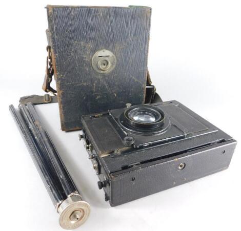 An early 20thC Goerz Berlin CP plate camera