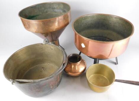 Various copper and brass