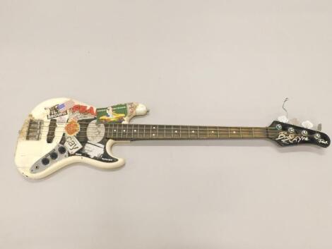 A 20thC Korean electric guitar