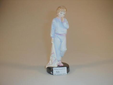 A Royal Doulton Collectors Club figure - Sleepy Darling HN2953