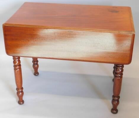 A Victorian mahogany Pembroke table