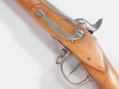 A 19thC three band percussion musket - 3