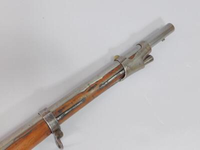 A 19thC three band percussion musket - 6