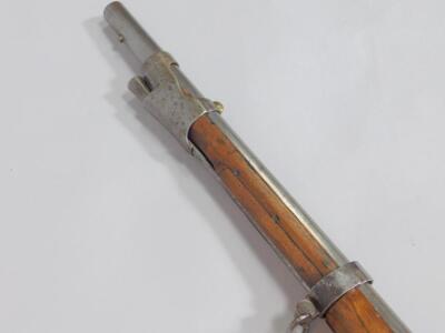 A 19thC three band percussion musket - 7