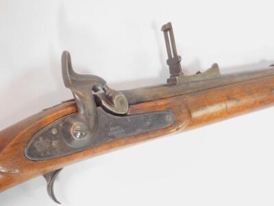 A Victorian 1858 Tower percussion three band musket - 4