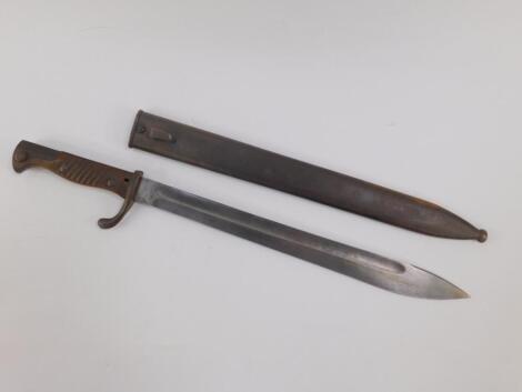 A German M1898 pattern bayonet