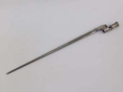 A 19thC steel socket bayonet