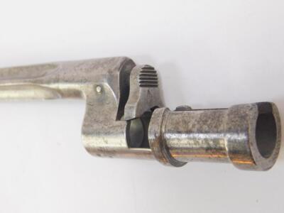 A 19thC steel socket bayonet - 4