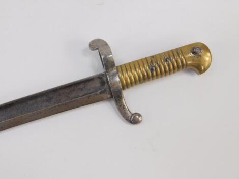 A French sword bayonet