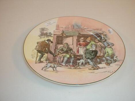 A Royal Doulton series ware plate