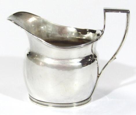 A George III silver cream jug