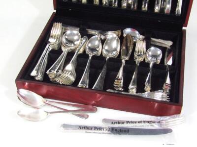 A modern Sheffield cutlery silver plated and stainless steel canteen of cutlery - 2