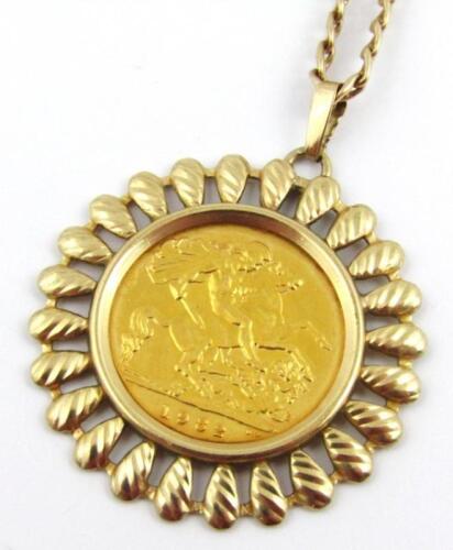 An Elizabeth II gold half sovereign