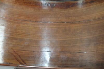 A George III mahogany cheese cradle - 2