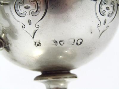 A Victorian silver drinking cup - 2