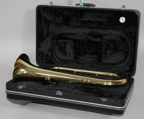 A Jupiter brass baritone horn