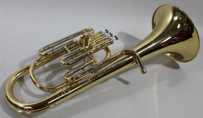 An Amati Kraslic brass Alto horn - 2