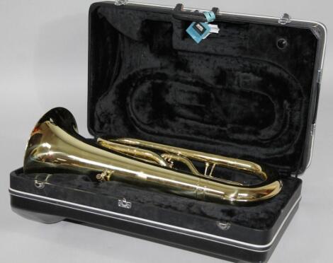 A Jupiter brass student euphonium